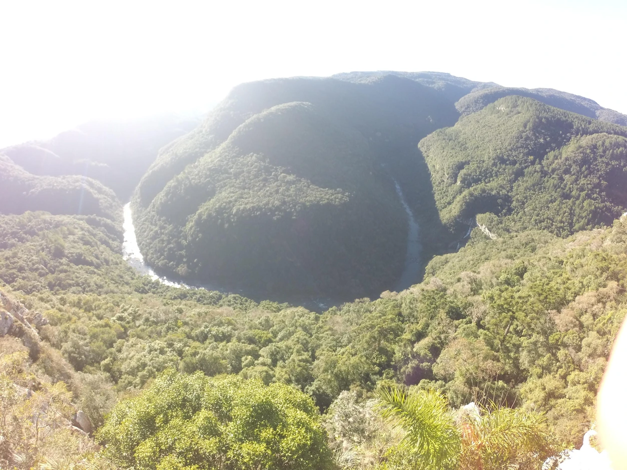 O cânion em forma de ferradura que dá nome ao parque